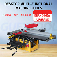 Raboteuse de table de bureau Machine à travailler le bois électrique avec moteur de 1,5 kW Largeur de rabotage maximale de 200 mm Table coulissante 220 V Garantie de 6 mois