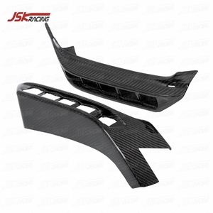 ÉVENT DE PARE-CHOCS AVANT EN FIBRE DE CARBONE DE STYLE M pour 2010-2017 MERCEDES BENZ G-CLASS W463 <span class=keywords><strong>G55</strong></span> G500 G63 G65 AMG - Product Image 4