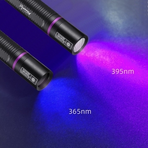 395nm/365nm UV ánh sáng đèn pin LCD USB sạc Torch catdog tinea nước tiểu vết đánh dấu khoáng rò rỉ bọ cạp đèn huỳnh quang - Product Image 2