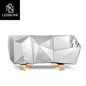 Buffets et buffets modernes en acier inoxydable de luxe en diamant pour salon, armoires à <span class=keywords><strong>buffet</strong></span>, vente en gros - Product Image 1