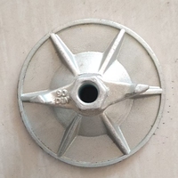 Tuerca de mariposa forjada de 120 mm para andamios, placa redonda, material de construcción, encofrado, brida, tirante