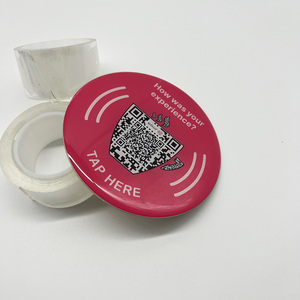 Autocollants d'étiquette de carte NFC étanches 13.56MHz 120*80mm époxy Google Review Circle modèle ISO avec interface de Communication RFID - Product Image 3