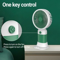 Ventilateur portable rechargeable miniature à piles électriques personnalisé, alimenté par USB, pour la maison, le bureau, les voyages et l'extérieur
