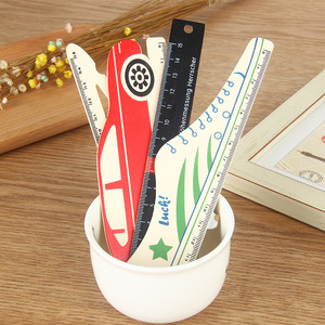 Regla de Madera Creativa de 15 cm con Diseño de Dibujos Animados, Herramienta de Medición para Estudiantes - Product Image 1