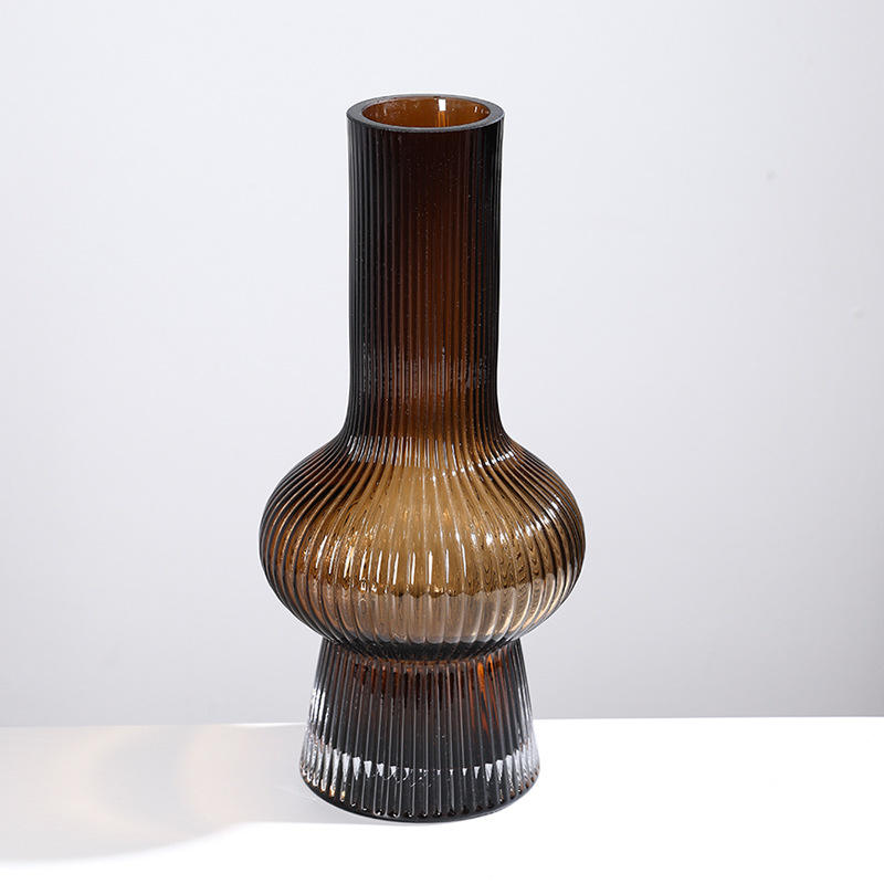 ปาก 7* เส้นผ่านศูนย์กลาง 15.5* สูง 33/สีน้ำตาล