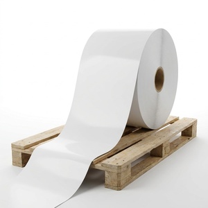 Papier thermique couché <span class=keywords><strong>Antac</strong></span> en rouleau jumbo, vente en gros directe usine, matière première pour étiquettes, largeur personnalisée, OEM ODM - Product Image 4