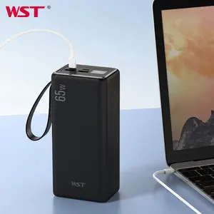 WST Floodlight Portable Charger Power Bank Charging Super Fast Charge Big Capacity Power Bank For Universal Smart Phone