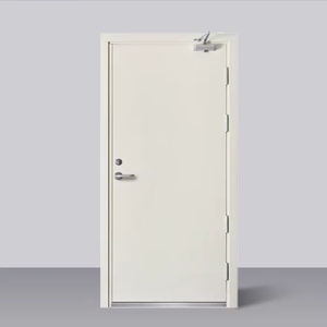 Sportello di uscita di emergenza per porta in acciaio a singola o doppia oscillazione commerciale con barra antipanico - Product Image 4