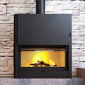 Chimenea Moderna de Acero de 1200 mm, Estufa de Leña para Sala de Estar, Comedor, Hotel, Villa, Apartamento - Product Image 2