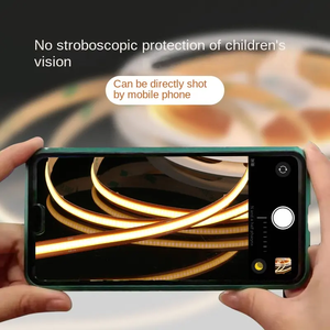 RA90 LED cinta Corte libre sin puntos 8mm ancho PCB COB480leds IP20 IP20 impermeable DC24V CRI>90 1000lm/M tiras LED COB más baratas - Product Image 6