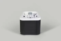 Baignoire de massage en acrylique pour une personne Baignoire de massage Jaccuzi Baignoire de spa Mini piscine Idromassaggio Jacuzzis