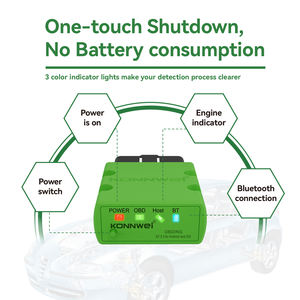 Interface OBD2 originale <span class=keywords><strong>KONNWEI</strong></span> KW902 V1.5 ELM327, mini scanner sans fil BT5.0, outil de diagnostic pour Android et iOS - Product Image 5
