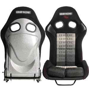 EDDYSTAR 인체공학 디자인 리클라이닝 레이싱 시트 맞춤형 소재 카본 파이버 레이싱 시트 - Product Image 1