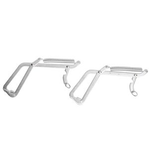 2 Pcs Seafood Grabber Stainless Steel Grabbing Tools for Catching <strong>Crabs</strong> Pike Predatory FishSingle <strong>Hook</strong> - Product Image 1