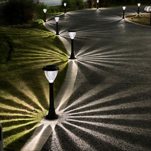 Nuevas luces LED impermeables para exteriores, camino de césped, decoración de jardín, lámparas de flores de proyección Solar con clasificación IP65 - Product Image 2