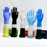 Gants d'examen en nitrile sans latex Guantes De Nitrilo Gants jetables en nitrile Prix de gros