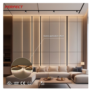 LED COB CCT double blanc de haute qualité, flexible, 5 mm, 8 mm, 10 mm, 12 V/24 V, pour éclairage intérieur et commercial - Product Image 1