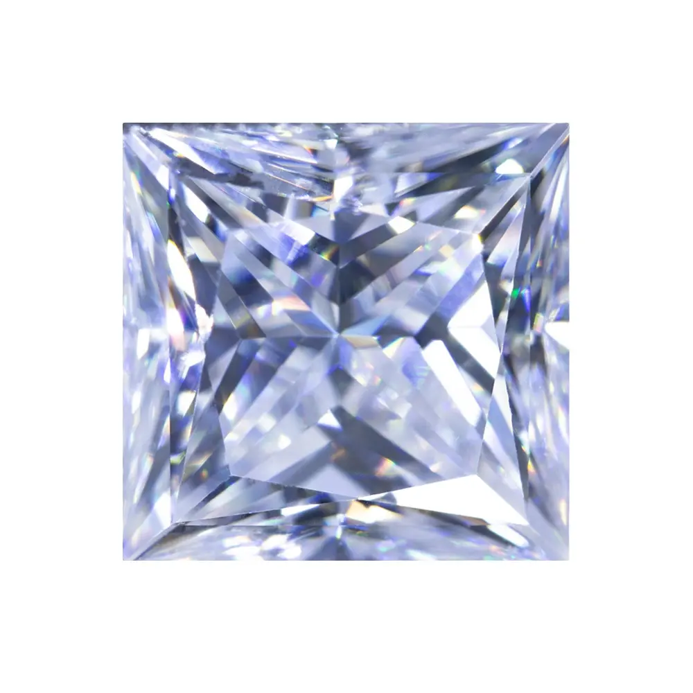Datian 8 Hart 8 Pijl Losse Steen D Kleur Witte Echte Moissanite Prinses Gesneden Moissanite Diamant Met Gra