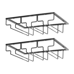 بار المطبخ كأس للنبيذ رف نظارات التخزين شماعات تحت مجلس الوزراء ستيمواري كأس للنبيذ حامل - Product Image 4