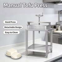 Presse à Tofu Manuelle, Moule de Fabrication, Équipement de Traitement du Soja, Économe en Énergie, Facile à Utiliser, Capacité pour Restaurants