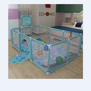 Parc de jeu en tissu pour enfants, piscine à balles d'intérieur, terrain de football, jouet de tir et de lancer pour bébé, clôture de sécurité pour enfant - Product Image 1