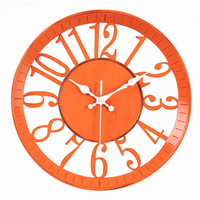 Horloge murale contemporaine bleu-vert squelette, grand format, silencieuse, pour salon, aiguilles dorées, cadre en plastique