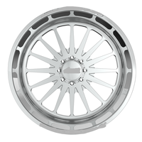 Jantes forgées concaves polies sur mesure 22X10 22X12 22X14 30X14 avec enjoliveur central flottant 6X139.7 8X165.1 8X180 pour Silverado 1500