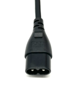 Câble d'extension IEC C8 vers C7 1M mâle vers femelle 3A/5A 110V/250V IEC 60320 Câbles d'alimentation pour appareils ménagers