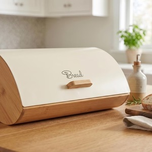 Boîte à pain en bambou Senboyuan avec couvercle, rangement pour comptoir, boîte à pain de cuisine, conteneur alimentaire anti-humidité - Product Image 3