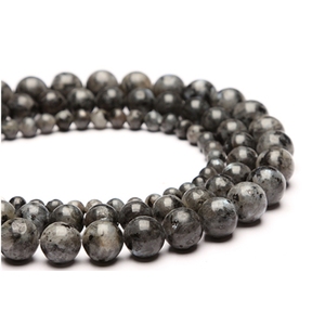 Đen Labradorite Bán Buôn Đá Tự Nhiên Lỏng Vòng Phản Chiếu Hạt Đen Larvikite - Product Image 1