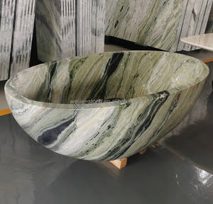 <span class=keywords><strong>Vasca</strong></span> da bagno in marmo di pietra travertino italiana autoportante di alta qualità in vendita - Product Image 4