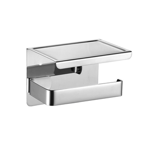 Brushed Stainless Steel 304 Paper Shelf Modern Wall-Mounted Eco-Friendly <strong>Toilet</strong> Paper <strong>Towel</strong> Rack <strong>Toilet</strong> Tissue <strong>Roll</strong> <strong>Holder</strong> - Product Image 4