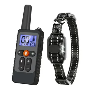 IP67 Waterproof Anti Bark Dog Training Collar with Remote 880 Yard Long Standby Durable 20 Levels Electronic Dog Collar