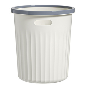 Minimalist Cylindrical Trash Can 10L Big Size Indoor Use For Kitchen Bathroom Bedroom Living Room - Product Image 3