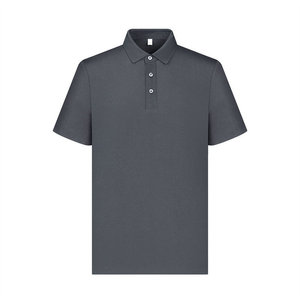 Polo Shirt Short Sleeve Solid Color Pink Polyester Workwear Daily Wear - Product Image 3