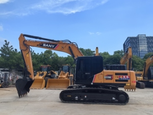 รถขุดตีนตะขาบขนาดกลาง Suzu Powered SY215C น้ำหนัก 21.5 ตัน ได้รับการรับรองมาตรฐาน CE และ EPA สำหรับงานขุดดินหนักและงานเหมืองหิน - Product Image 2
