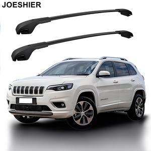 Barres transversales de toit de voiture JOESHIER en alliage d'aluminium 100 kg+ Porte-bagages Installation facile pour JEEP Cherokee 2014-2021 - Product Image 1