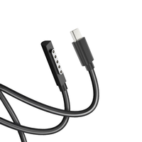 Adaptateur de chargeur USB Type C PD, câble de charge rapide, alimentation pour Microsoft Surface PRO1/2 Surface RT
