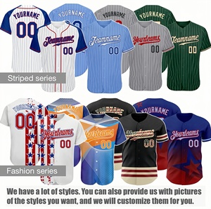Jersey personnalisé et dégradé jeunesse femmes t-shirt Design unisexe uniformes De T-Shirt garçons hommes cousu numéro nom vêtements de baseball - Product Image 3