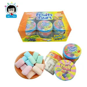 Herstellung OEM Bestellen Sie gemischte Farbe Fortune Bubble Gum Custom Gum Tape Frucht geschmack für Kinder