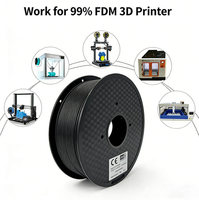 Vente directe d'usine en Chine, filament d'imprimante 3D en nylon polyamide PA12 avec 15%-30% de fibres de carbone, 1,75 mm, 1 kg, 2 kg, 3 kg par rouleau