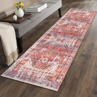 Hot Sell Retro Cashmere Like Runner Rugs Hallway Non-Slip Carpet Sofa Coffee Table Bedroom Bedside Carpet and Rugs