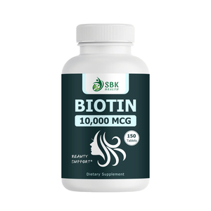 OEM ODM Custom Pure Biotin Tablets for Hair Growth Nails Care Deigned for Adults Beauty Support Tablets Dietary <b>Supplement</b> - Product Image 1