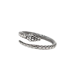 Anillo de Serpiente Delicado, Chapado en Oro de 18k, Anillos de Dedo de Acero Inoxidable con Diseño de Serpiente para Mujer - Product Image 5