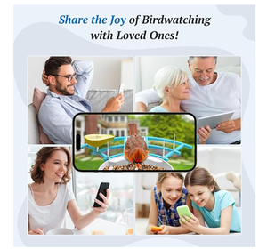 Comedero Inteligente para Pájaros con Carga Solar Rápida, Casa para Pájaros para Exteriores, Reconocimiento Preciso de Aves por IA, Visualización de Video en Vivo, Notificaciones - Product Image 2