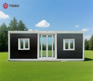 20ft prefab mở rộng nhà xách tay Modular Tiny nhà casas prefabricadas với 2 phòng ngủ cho cắm trại sống - Product Image 1