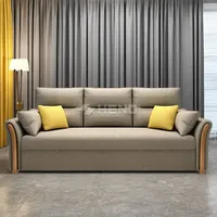 Modernes Minimalistisches Ausziehbares Stoffbezogenes Freizeit-Schlafsofa Sessel Büro Wohnzimmer Schlafzimmer Schlafcouch