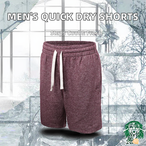 Pantalones Cortos de Verano para Hombre, Cintura Elástica, 100% Algodón, a Cuadros, Deportivos, Transpirables, de Secado Rápido y Ecológicos - Product Image 2