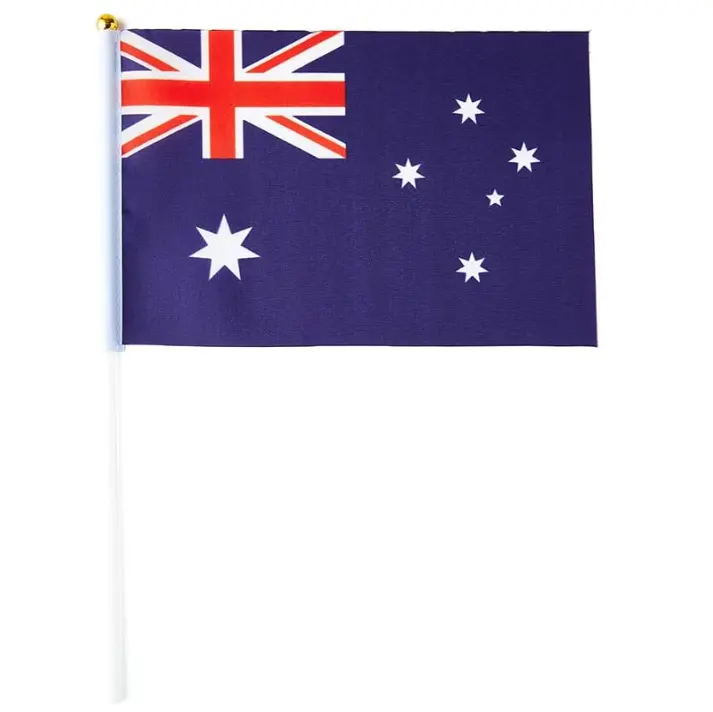 Bandiera australiana piccola Mini bandiere a mano 5x8 pollici
