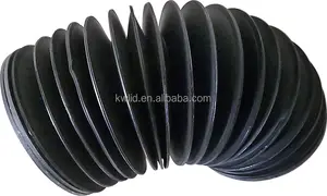 Customized Machinery Rubber Screw Bellows Cover Round Bellows Cover Oil Dustproof For Laser Equipment